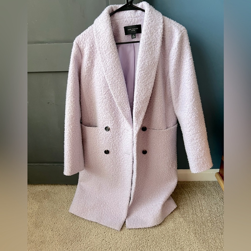 Lavender Ann Taylor Coat